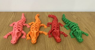 Crocodilo Impressão 3D