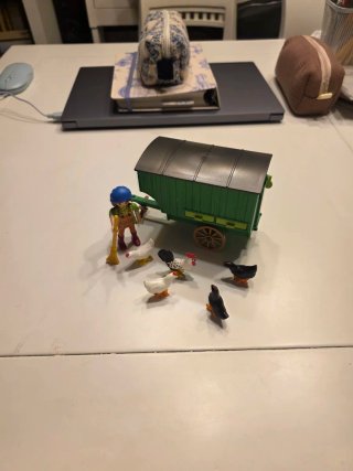 Gallinero Playmobil con figuras y accesorios