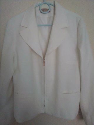 Chaqueta blanca mujer