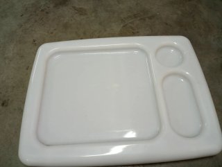 Bandeja para comida cama hospital