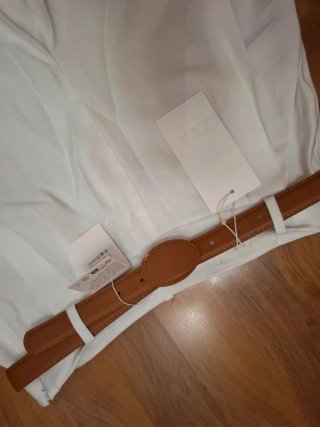 Bermuda Zara larga cinturón Talla S y M