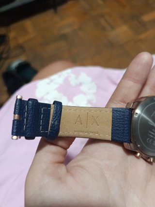 Reloj Armani Original Azul y Dorado