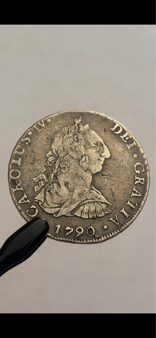 8 Reales 1790 (MBC-) Potosi Carlos IV
