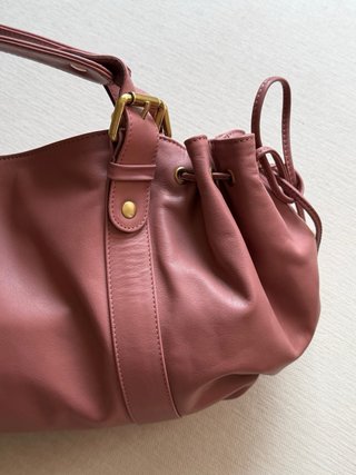 Bolso Piel Gerard Darel Rosa