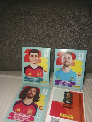 4 Cromos Panini Mundial 2026 colección