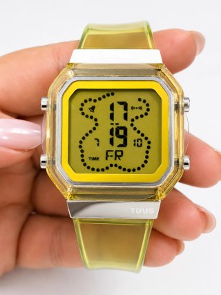 Reloj Tous D-Bear Fresh Digital Amarillo
