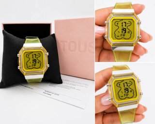 Reloj Tous D-Bear Fresh Digital Amarillo