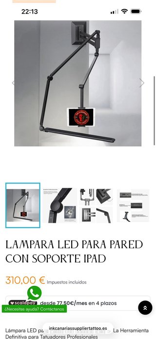 Mobiliario Profesional Estudio de Tatuaje