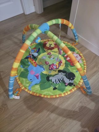 Manta de juegos para bebé con arcos