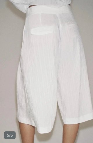 Bermuda Zara Blanca talla XS y S