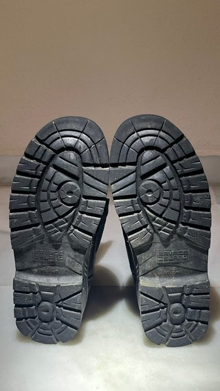 Botas Militares Piel Negra Savage Island