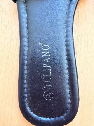 Sandalias Tulipano T37 Hebilla Dorada