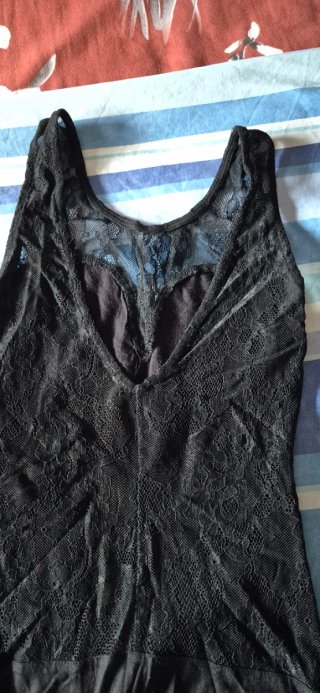 Body de encaje negro