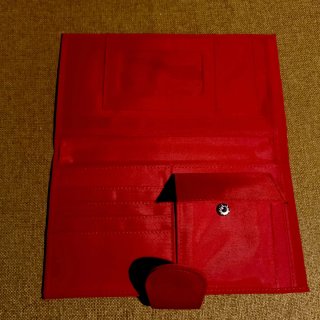 Cartera billetera roja