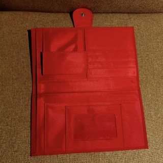 Cartera billetera roja