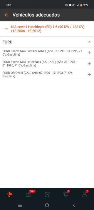 Silencioso Ford Escort MK5 / Orion III