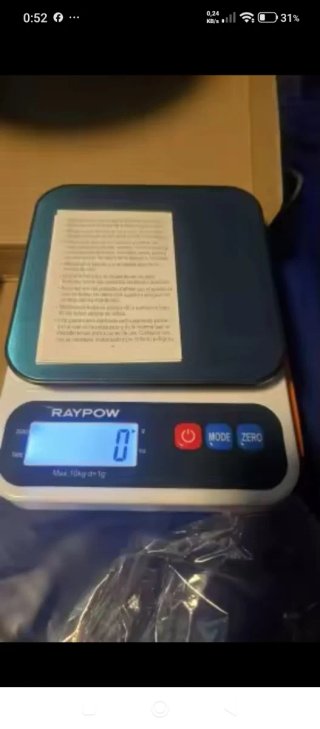 Balanza de cocina 10kg 1g