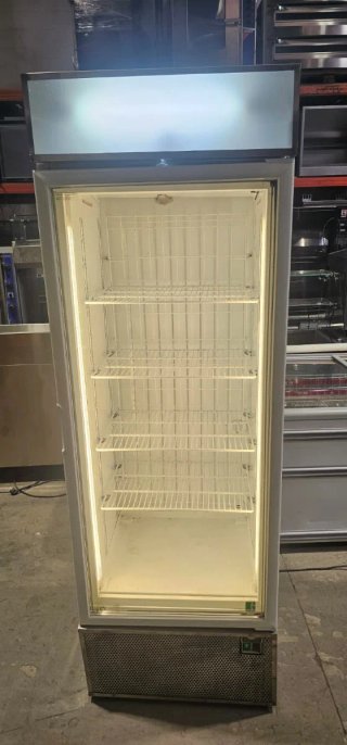 Congelador Vertical Puerta Cristal