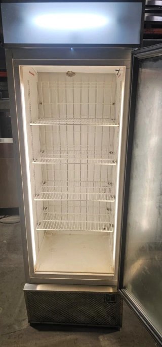 Congelador Vertical Puerta Cristal
