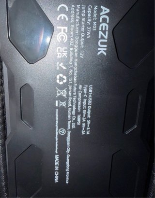 Arrancador y Compresor Batería coche moto acezuk