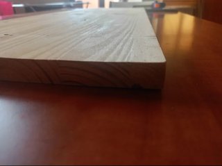 Balda de madera de pino 99,5x30x1,8 cm