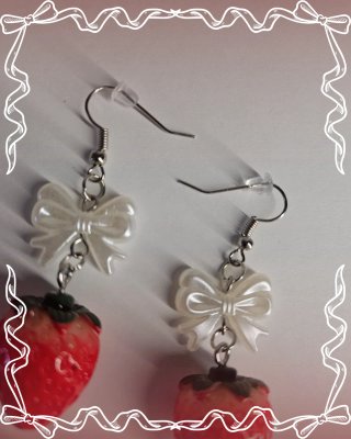 Strawberry earrings