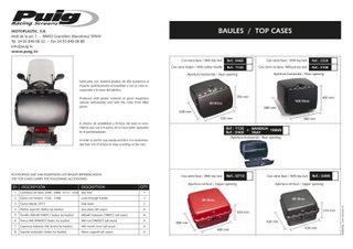 Baul cofre trasero con cerradura MEGA BO 52A9