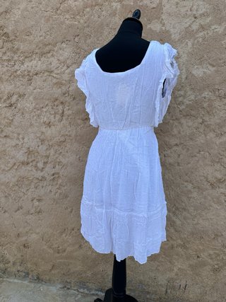Vestido blanco midi