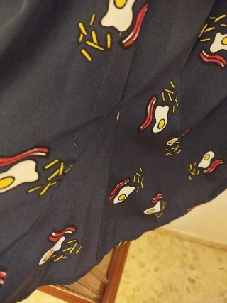 Vestido corto estampado