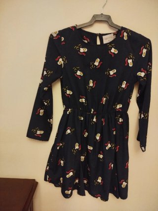 Vestido corto estampado