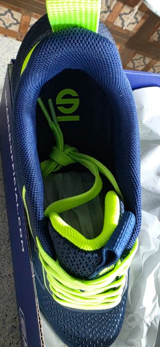 Zapatillas Sparco Máxima Comodidad Azul