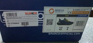 Zapatillas Sparco Máxima Comodidad Azul
