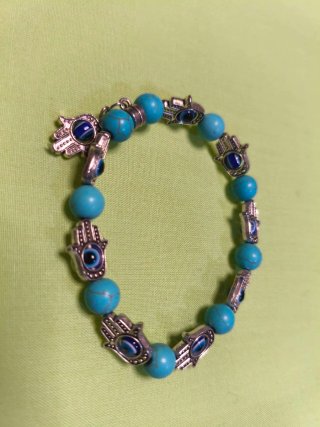 Pulsera Hamsa Ojo Turco Protección