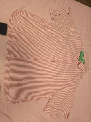 Camisa de rayas rosa United Colors of Benetton Tal