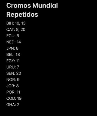 Cromos Mundial 2026