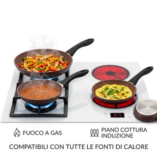 Set 3 Padelle Induzione