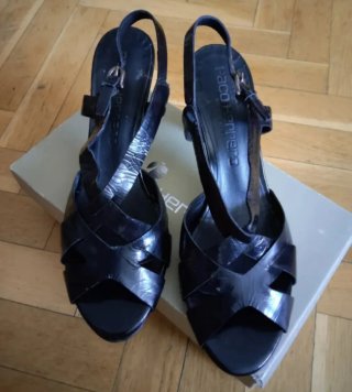 Sandalias Paco Herrero Talla 41 Piel Charol