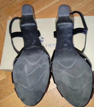 Sandalias Paco Herrero Talla 41 Piel Charol