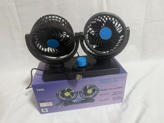 Ventilatore Auto Doppia Testa 24V