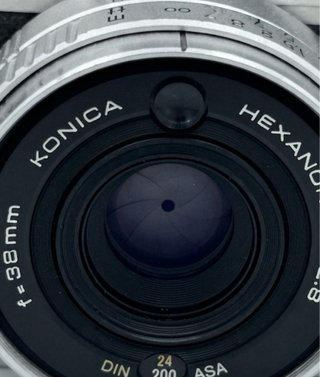 Cámara Konica C35 Automatic Plata/Negra