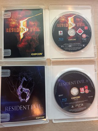 Resident Evil 5,6, super cuidados