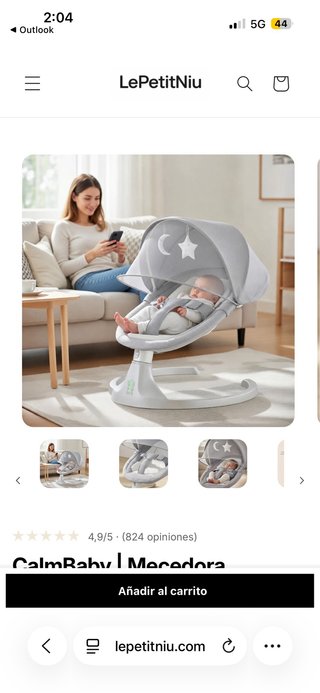 Mecedora / Hamaca Infantil CalmBaby