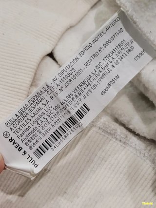 Sudadera Hombre Algodón Pull&Bear Talla M