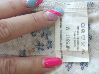 Vestido estampado floral talla M