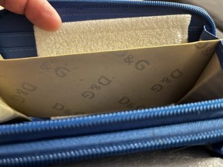 Cartera DG Azul