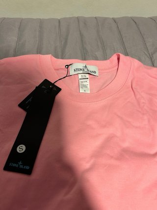 Camiseta Stone Island Rosa Talla M