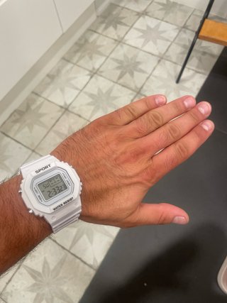Reloj Sport Blanco Digital