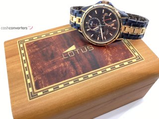 reloj pulsera caballero lotus 18205
