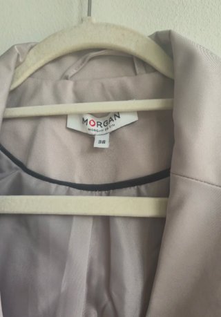 Vestido cruzado Morgan beige talla M