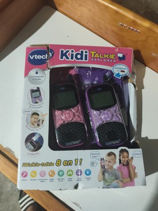 Walkie Talkies VTech KidiTalkie Explorer Morado/Ro
